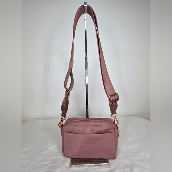 lululemon athletica Red Clay/sheer Oak Copper Hardware Crossbody Camera Bag - Picture 3 of 11